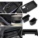 Center Console Organizer Compatible with 2020-2025 Mazda CX-30 Accessories, 3PC Armrest Tray, Secondary Storage Compartment  Door Handle Storage Pocket Insert Accessories