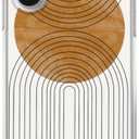 Abstract Boho Case for iPhone 16, Abstract Boho Rainbow Case Compatible with iPhone 16 for Girl Men and Women, Unique Trendy TPU Bumper Phone Cover Case