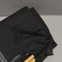 STORAGE MANIAC 2-Pack Large Laundry Hamper, 100L (26.4 Gal) Collapsible Laundry Basket with Bamboo Handles, Freestanding Waterproof Clothes Hamper for Laundry Room, Bedroom, Dorm, Towels, Toys, Black