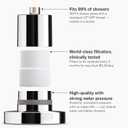 THE JOLIE FILTERED SHOWERHEAD with Shower Filter System- High Pressure Showerhead, Hair and Skincare Accessory to Improve Beauty and Personal Care Routine (Gold)