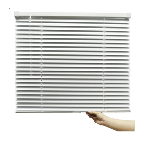 Cordless Light Filtering Mini Blinds for Windows, Horizontal Vinyl Window Blinds, Inside or Outside Mount 1” (35" W x 64" H)