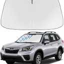 Proadsy 2026 Upgrade Front Windshield Sun Shade Foldable Sunshade Protector Custom Fit 2019-2024 Forester Crossover Base Premium Sport Limited Accessories