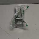 Rubbermaid FastTrack Rail Garage Organization Multi-Purpose Hook 50 lbs Capacity Satin Nickel Wall Mounted Storage System Direct Mount into FastTrack Garage Rail for Home/Garage Organization