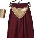 RocailleCos Sexy Princess Costume Leia Cosplay Halloween Costumes Dress Slave Bra Skirt for Adult Women (3X-Large, Multicolored)