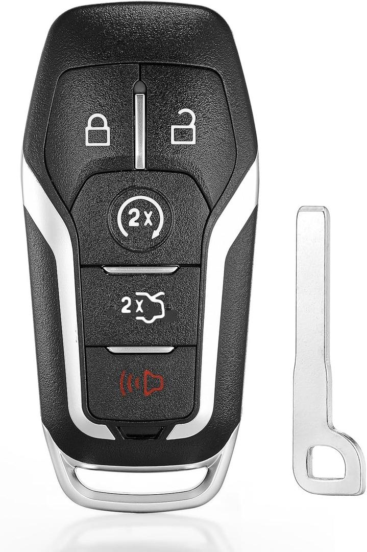 Smart Key Fob Replacement Fits for Ford Explore 2016-2017 Edge Mustang 2015-2017 Fusion 2013-2016 Lincoln MKZ 2013-2016 MKC 2014-2016 MKX 2016-2019 Proximity Keyless Entry Remote Control 902 Mhz