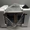 Gourmia French Door Air Fryer  25 Qt Large Capacity Convection Oven, Fryfroce 360, Digital Display with 17 Cooking Presets, Bake, Toast, Roast, Dehydrate, Fits 12 Pizza (Stainless Steel)