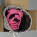 SARISUN Travel Pillows for Airplanes, Airplane Pillow for Long Flight, Airplane Head Strap with Eye Mask for Sleep, Travel Neck Pillow for Car Road Trip, 360° Support Headrest, Stop Bobblehead, Pink