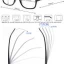 MODFANS 4 Pack Reading Glasses 2.75 Fashion Wood-Look Spring Hinges Stylish Readers Men Women