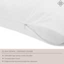 Bioweaves 100% Organic Cotton Breathable Pillow Protectors GOTS Certified with Zipped Closure Standard, 20 x 26 inches, 2-Pack
