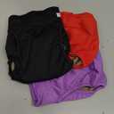 Female Dog Diapers - Reusable Diapers for Doggie in Heat - Highly Absorbent for Pet Incontinence with Adjustable Snaps (Pack of 3) Red, M (Red,Black&Purple)