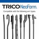 Trico NeoForm 16-220 Wiper Blade with Teflon - 22" (Pack of 1)