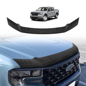 TripleAliners Hood Deflector Protector Compatible with Ford Maverick Hybrid & Gas 2026 2022-2025 Accessories Hood Protector TPE Bug Deflector Shield Replacement