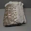 Eddie Bauer - Throw Blanket, Brushed Fleece & Plush Sherpa Bedding, Blanket for Couch & Bed (San Juan Oyster, 50" x 60")