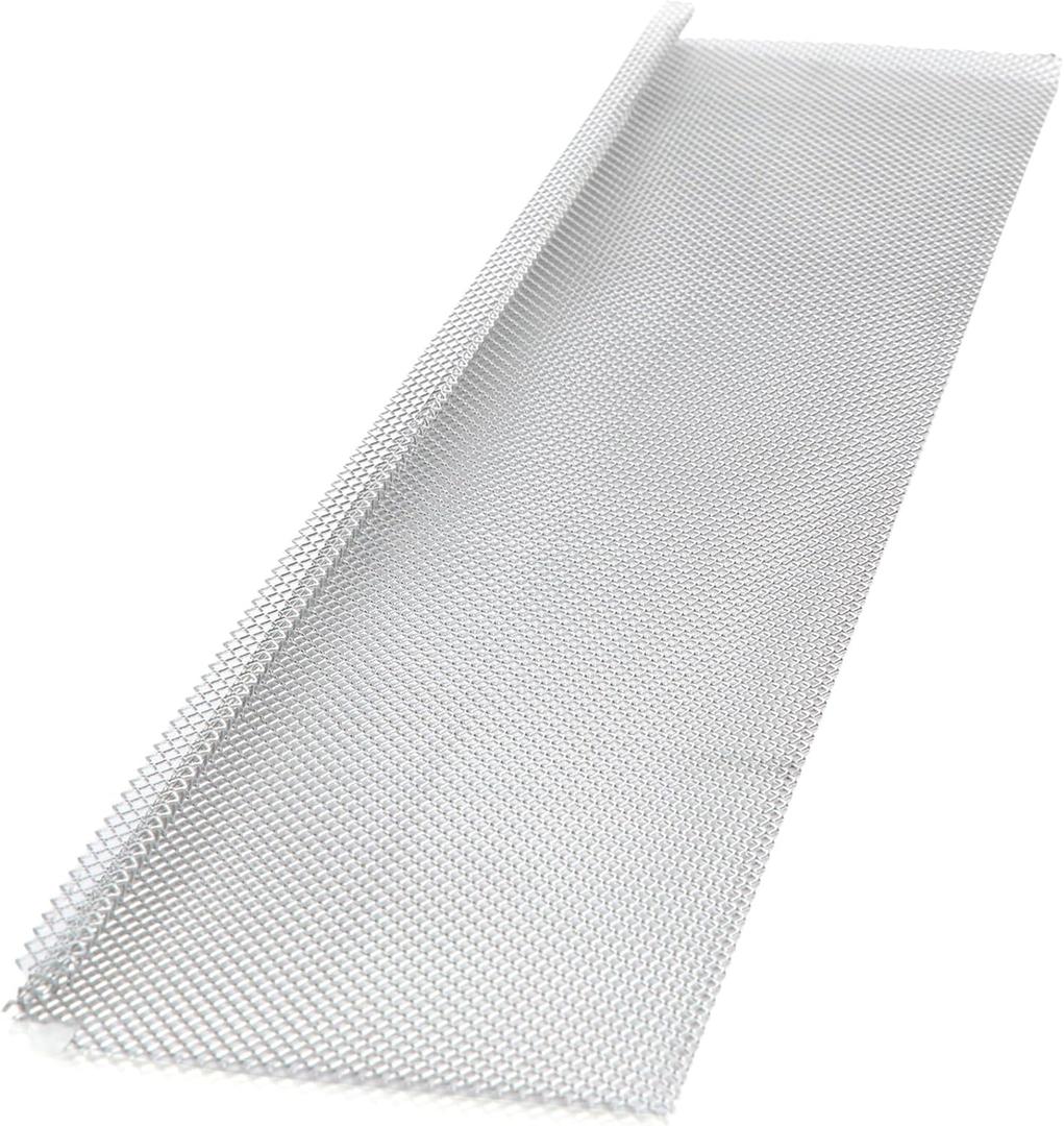 Lock-in Gutter Guard, 5 x 120 ft Micro Durable Coated Steel Gutter Guards Mesh Screens Protection Covers Fit K Style, Pack of 40