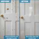 CLAWGUARD Plexiglass Universal Scratch Shield 32x24 in. Clear Door Scratch Protector Dog & Cat Wall, Door & Furniture Cat Scratch Protectors