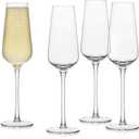 Mikasa Samantha Champagne Toasting Flutes, Set of 4, 10.5 Ounce