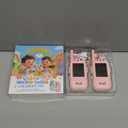 BlueFire Kids Walkie Talkies with Video Screen Display Toy Radios with Voice Effects, One-on-One Pairing, Long Range Birthday Toys Gifts for Boys & Girls Ages 312 (Pink)