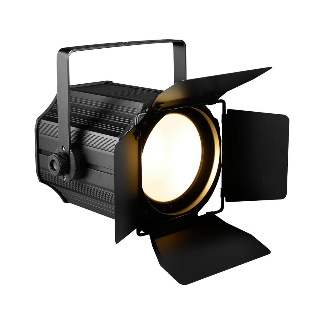 200W LED Stage Light, COB Par Lights with Barn Doors, DMX Blinder Stage Lighting Sound Activated for Wedding Live Show Christmas Party (6 Colors 1PC)