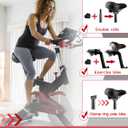Oversized Bike Seat for Peloton Bike & Bike+, Comfort Seat Cushion Compatible with Peloton, Road or Exercise Bikes, Bicycle Wide Saddle Replacement for Men & Women, Accessories for Peloton