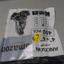 Zip Ties Assorted Sizes(4”+6”+8”+12”), 400 Pack, Black Cable Ties, UV Resistant Wire Ties by ANOSON