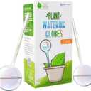 LGL Plant Watering Globes - Automatic Self Watering Globes. Decorative Self Watering Planter Inserts Made From Hand-Blown Durable Glass. Self Watering Spikes to Support Plant Health. 2 Pack x 200ml.