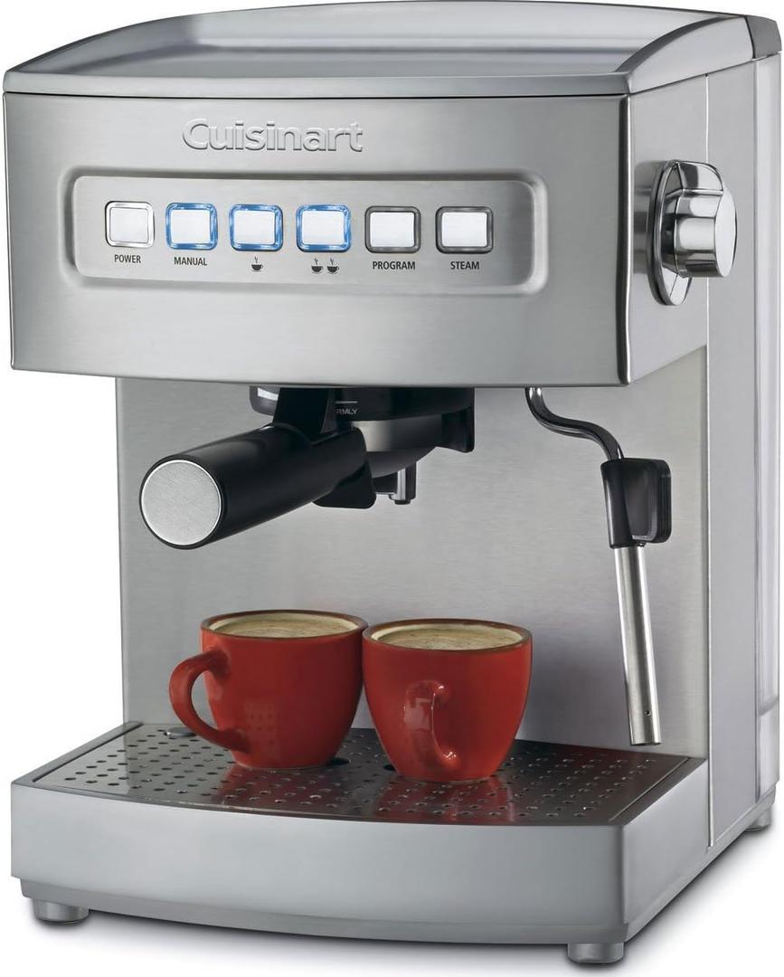 Cuisinart EM-200NP1 Programmable 15-Bar Espresso Maker, Stainless Steel