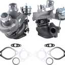 Left and Right Twin Turbo Turbocharger Fit For 2013-2016 Ford F150 V6 3.5L Ecoboost GAS,53039880470 53039880469 DL3E6K682AE DL3E6K682AA