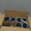 [ 7 Pack ] Glass Juicing Bottles with 2 Straws & 2 Lids w Hole 16 OZ Travel Drinking Jars, Water Cups with Black Airtight Lids, Reusable Tall Mason Jar for Juice, Bubble Tea, Smoothie, Tea, Kombucha