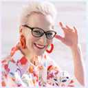 EASY READ 2 Pairs High Magnification Power Reading Glasses for Women,Stylish Lightweight Readers for Women with Spring Hinge (Black/Red)