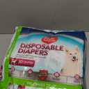 Simple Solution Dog Diapers Female, Dog Diapers, Potty Training, Super Absorbent, Breathable, Wetness Indicator for Urination, 22-37 Inch Waist, (XXL, 30ct)