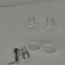 Clear Soap Dispenser with Rust Proof Pump, Waterproof Labels (2 Pack,16 Oz), Soap Dispenser Bathroom, Plastic Hand Soap Dispenser, Dish Soap Dispenser for Kitchen