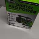 Slime 40063 Tire Inflator, Portable Car, SUV, 4x4 Air Compressor, Elite Heavy Duty, Inflate Right Automatic Shut Off, with Digital 99 psi Display, Long Hose and LED Light, 12V, 3 min Inflation