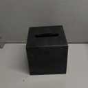 Natural Marble Tissue Box Cover, Black Bathroom Accessories, Tissue Box Cover Square Marble, Tissue Box Holder for Your Luxury Bathroom Accessories, Black Tissues Cube Box Cover