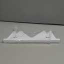 Stove Gap Covers Stainless Steel (2PCS),Stove Gap Filler,Range Trim Kit,Stove Gap Guard for Kitchen Oven Between Stovetop and Counter,Easy Clean Heat Resistant,Adjustable Length 13.8'' to 27.5'',White