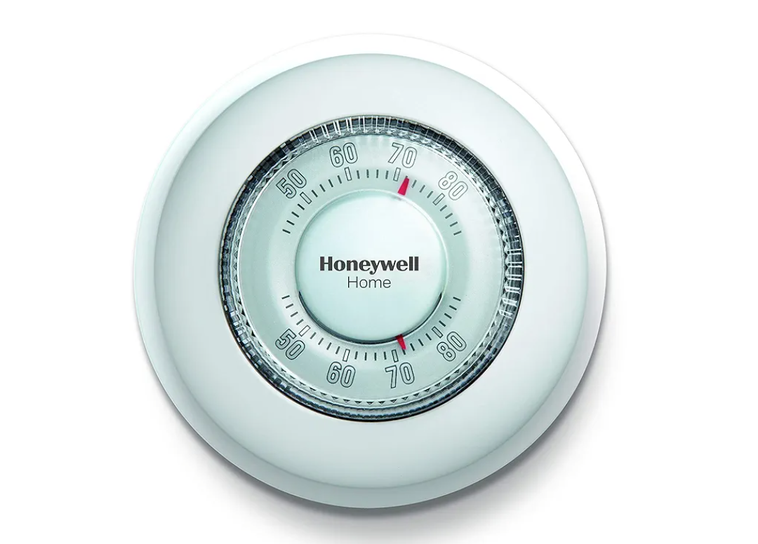 Honeywell Home CT87K1004 The Round Heat Only Manual Thermostat