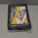 FLATO Waterproof Under Sink Mat 37" x 19" Shelf Liner for Kitchen and Bathroom, Cabinet Protector, Organizers and Storage, Flexible Silicone Drip Tray (Black)