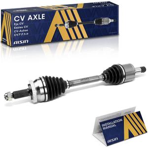 AISIN AFTERMARKET CVAHY-01077 Front Driver CV Axle Shaft Assembly - Compatible with Hyundai Sonata 2006-2010, Azera 2006-2011