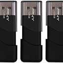 PNY 128GB Attaché 3 USB 2.0 Flash Drive, Black (Pack of 5)