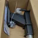 Stake Pocket Spare Tire Carrier,Trailer Spare Tire Mount,Fits Most 4 & 5 & 6 & 8 Lugs Wheels on 4",4.25", 4.5'', 4.75'', 5", 5.32",5.5",6.5" or 6.7" Bolt Patterns,Heavy Duty Powder Coat