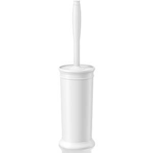 UPTRONIC Toilet Brush, Toilet Bowl Brush with Extra Long Handle Durable Bristles Toilet Scrubber and Covered Holder for Toilet Brush Set for Bathroom Cleaning (White, 1 Set) UPTRONIC Toilet Brush, Toilet Bowl Brush with Extra Long Handle Durable Bristles Toilet Scrubber and Covered Holder for Toilet Brush Set for Bathroom Cleaning (White, 1 Set)