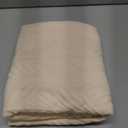 JOKIVTOU Stretch Universal Headboard Cover Slipcover for Bed Solid Jacquard Fabric Dustproof Protective Backrest Cover for Upholstered Queen Beds (Light Yellow)