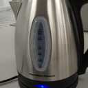 Hamilton Beach Electric Tea Kettle, Water Boiler & Heater, 1.7 Liter, Cordless Serving, 1500 Watts for Fast Boiling, Auto-Shutoff and Boil-Dry Protection, Stainless Steel (40880)