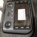 ikaufen S159 Drone with Built-in 5.9in screen control, GPS positioning, brushless motor, optical flow positioning, ESC camera, obstacle avoidance function, body tips power consumption+2 Battery(S159 screen control+ 2 Battery Black)