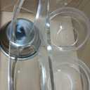 Elevated Dog and Cat Bowls Set - 7.1-Inch Tall Acrylic Dog Bowl Stand with 2 Removable Stainless Steel Bowls and 2 Plastic Bowls for Food and Water - Modern Cat and Dog Products by PETMAKER