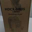 Portable Blanket Warmer, Comfortable Warm Air On the Bed, Sweat Drying, Suitable for Climate Change, Can Dry Shoes, Clothes，Blanket Warmer，Bed Warmer, Bed Fan Under Sheets, LCD Touch