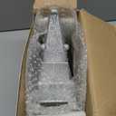 2025 Upgraded Christmas Tree Topper Projector Light with Rotating Bright LED & Wide Coverage, Universal Fit for Any Height Tree, Easy Install, Stable Base, Holiday & Party Decorations (Frosted Silver)