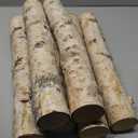 6 Pack Birch Logs Decorative Natural Birch Log for Decoration,Crafts,DIY,White Birch Logs for Fireplace Decor Firewood(Logs:1.4"-2.6" Dia. x 16.5" Length)