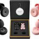 Noise Cancelling Earplugs 2 Pairs for Sleeping, Travel, Office  Soft Silicone Earplugs, 35dB Noise Reduction, Comfortable, Reusable, Multiple Sizes XS/S/M/L for Snoring, Focus & Study  Black & Pink