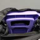 Folding Hand Truck Lightweight Hand Truck Dolly Foldable,Luggage cart with 6 Rotate Wheels, Utility Cart with Adjustable Handle,Collapsible Dolly for Moving (Purple)