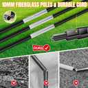Soccer Goals for Backyard Set, Portable Kids Toddler Soccer Goal 2 of 7' x 5', Pop Up Soccer Net Soccer Training Equipment with Size 4 Soccer Ball, Carry Bag, Games, Sport, Youth, Outdoor Play